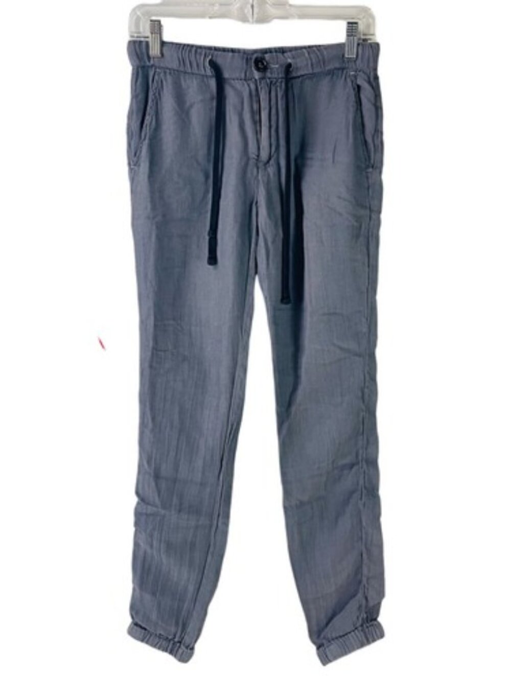 James Perse Soft Cotton Cupro Zip Fly Casual Jogger Pants Womens Size 0